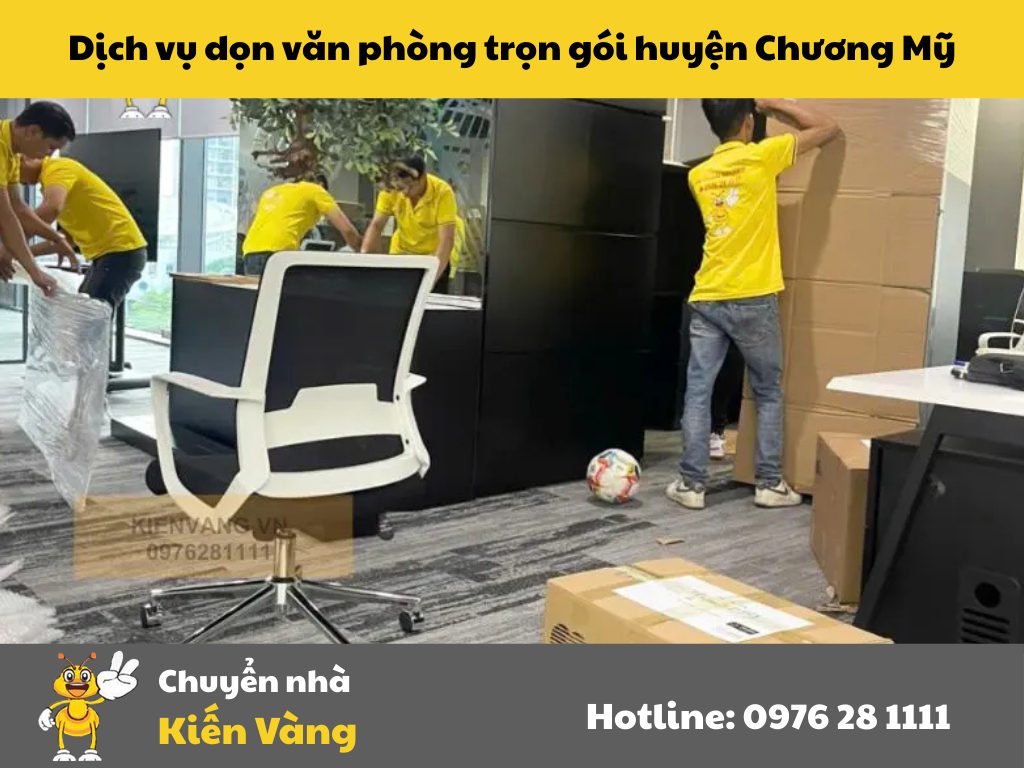 Dịch vụ dọn văn phòng trọn gói huyện Chương Mỹ