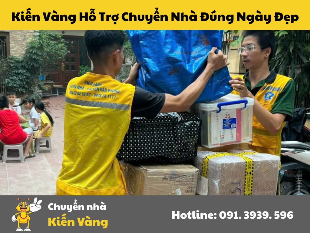 Kiến Vàng Hỗ Trợ Chuyển Nhà Đúng Ngày Đẹp
