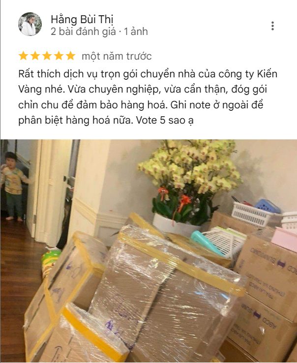 Đánh giá từ chị Hằng