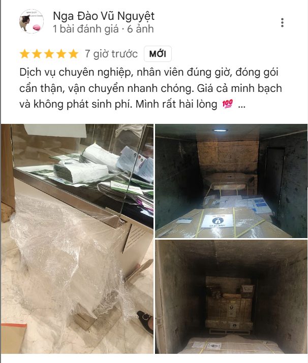 Đánh giá từ chị Nga