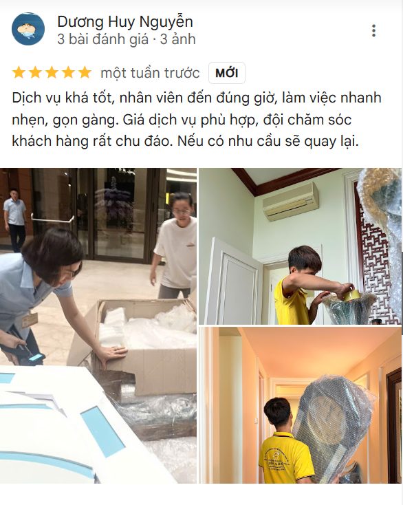 Đánh giá từ anh Huy