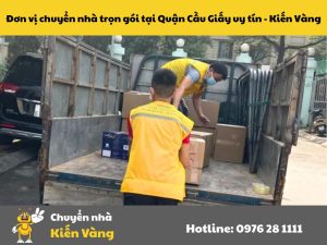 Đơn vị chuyển nhà trọn gói tại Quận Cầu Giấy uy tín - Kiến Vàng