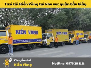 Dịch vụ taxi tải quận Cầu Giấy