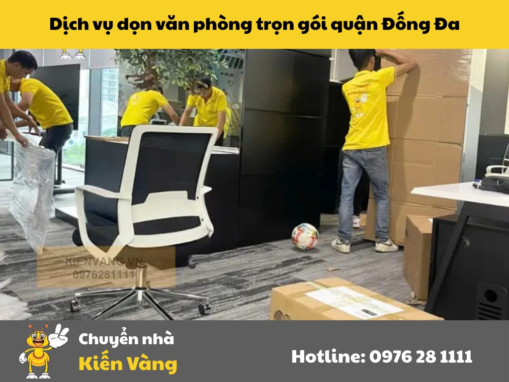 Dịch vụ dọn văn phòng trọn gói quận Đống Đa