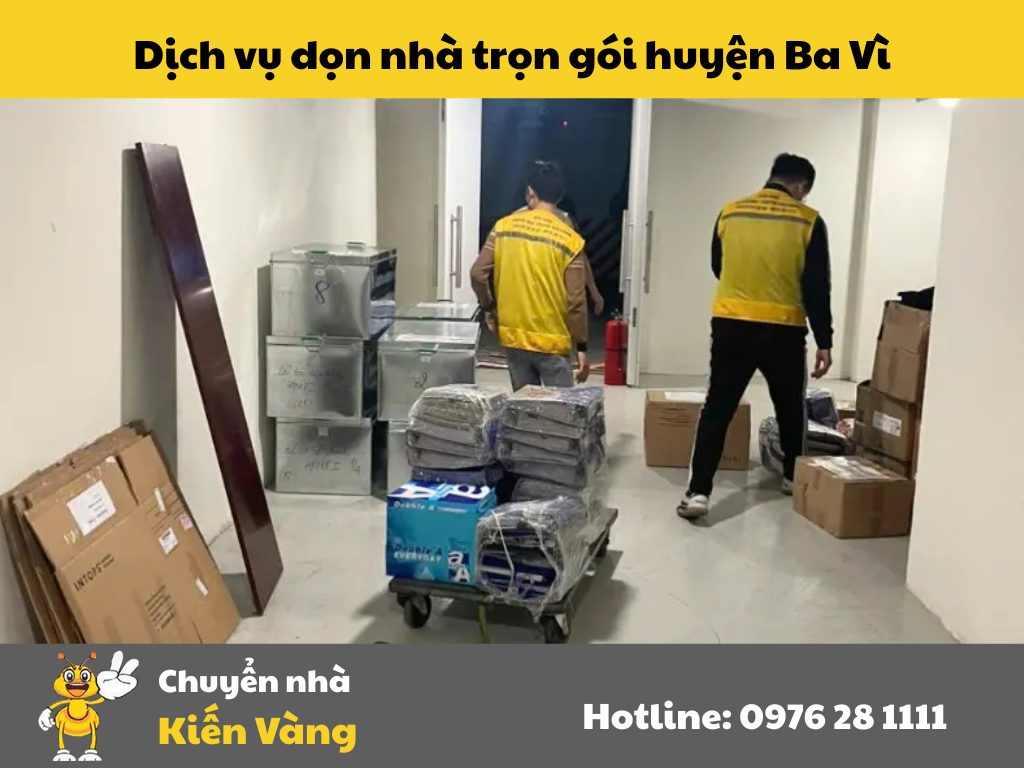 Dịch vụ dọn nhà trọn gói huyện Ba Vì