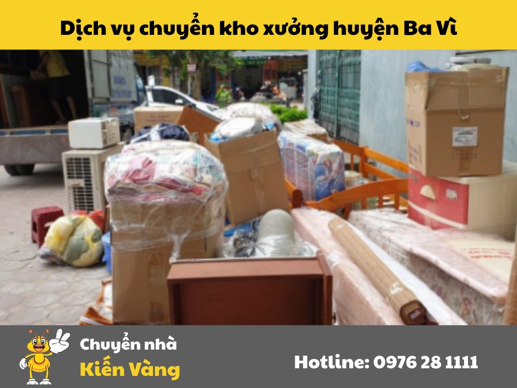 Dịch vụ chuyển kho xưởng huyện Ba Vì