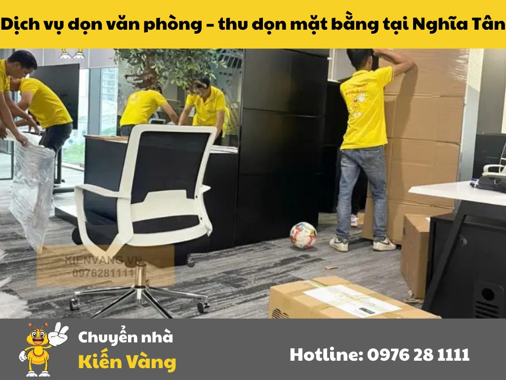 Dịch vụ chuyển nhà tại Phường Nghĩa Tân Quận Cầu Giấy, Hà Nội 11 Dịch vụ dọn văn phòng – thu dọn mặt bằng tại Nghĩa Tân