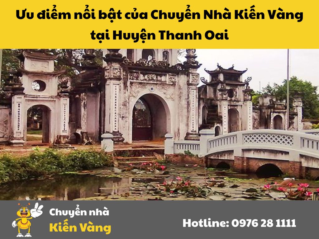Ưu điểm nổi bật của Chuyển Nhà Kiến Vàng tại Huyện Thanh Oai