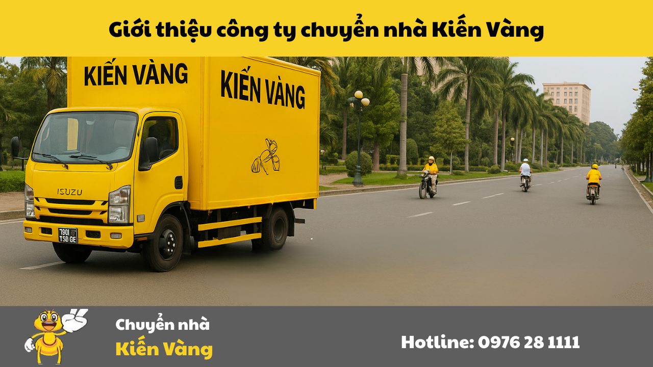 Chuyển nhà tại huyện Phúc Thọ, Hà Nội 5 Giới thiệu công ty chuyển nhà Kiến Vàng