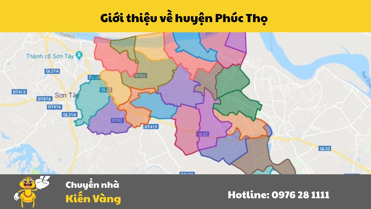 Chuyển nhà tại huyện Phúc Thọ, Hà Nội 2 Giới thiệu về huyện Phúc Thọ