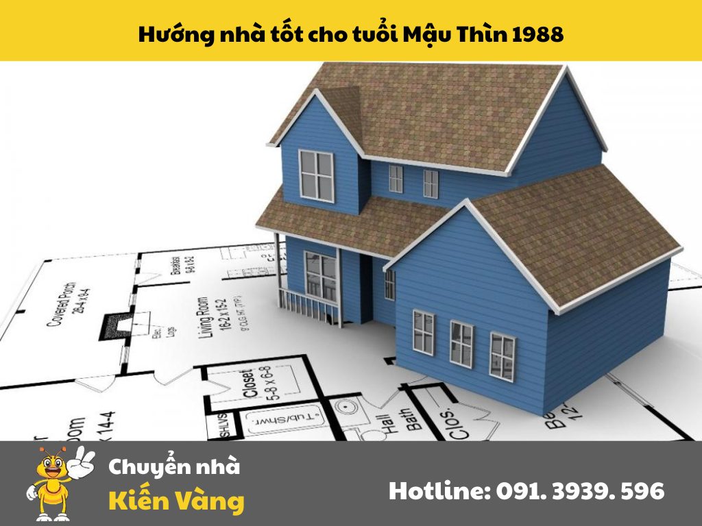 Hướng nhà tốt cho tuổi Mậu Thìn 1988