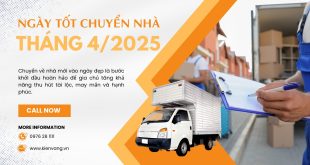 Ngày tốt chuyển nhà tháng 4 năm 2025