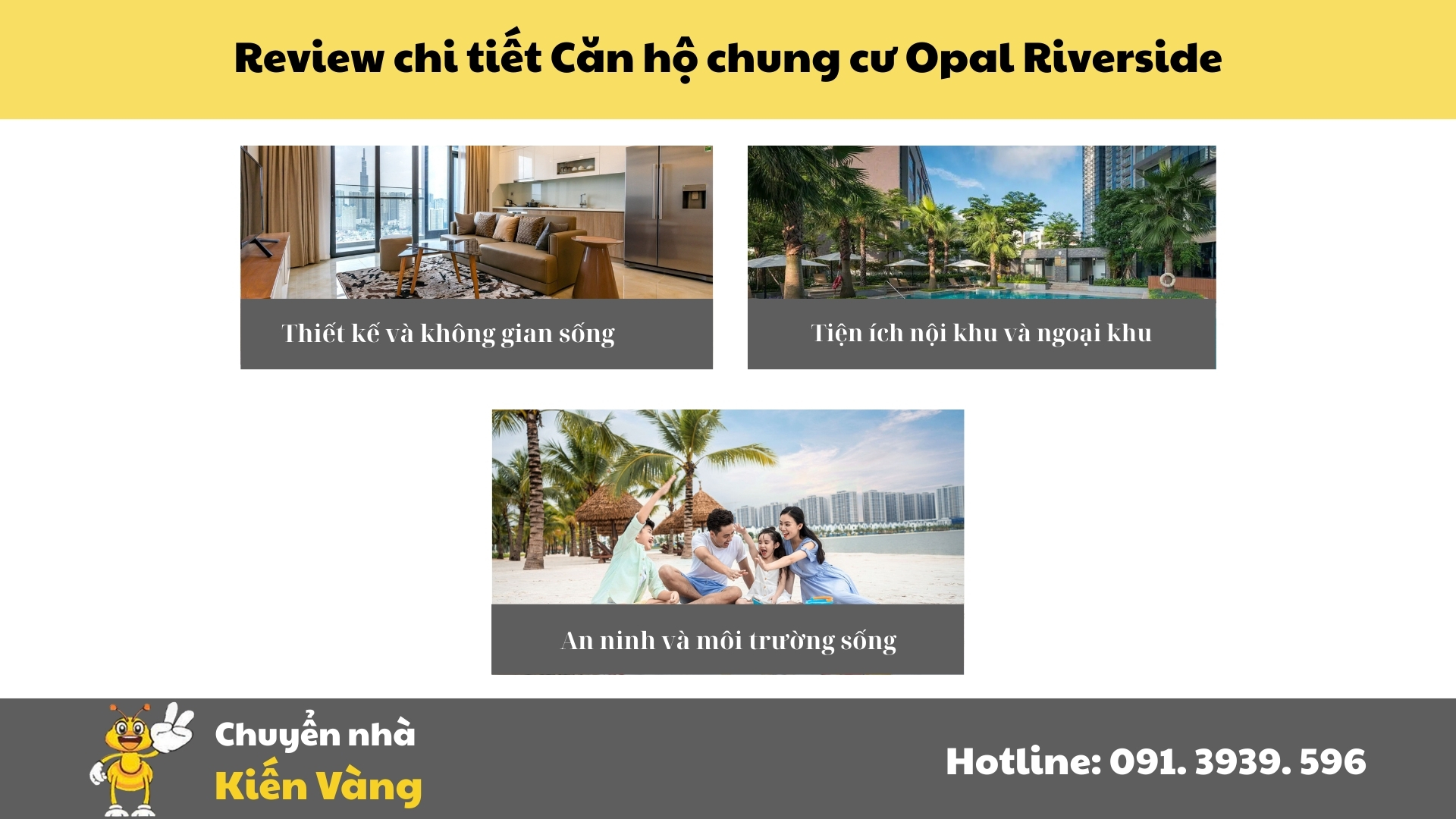 Review chi tiết Căn hộ chung cư Opal Riverside