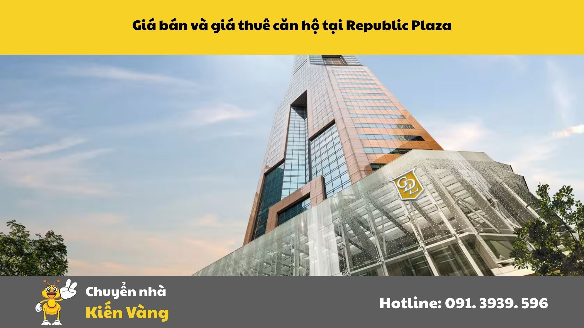Giá bán và giá thuê tại Republic Plaza