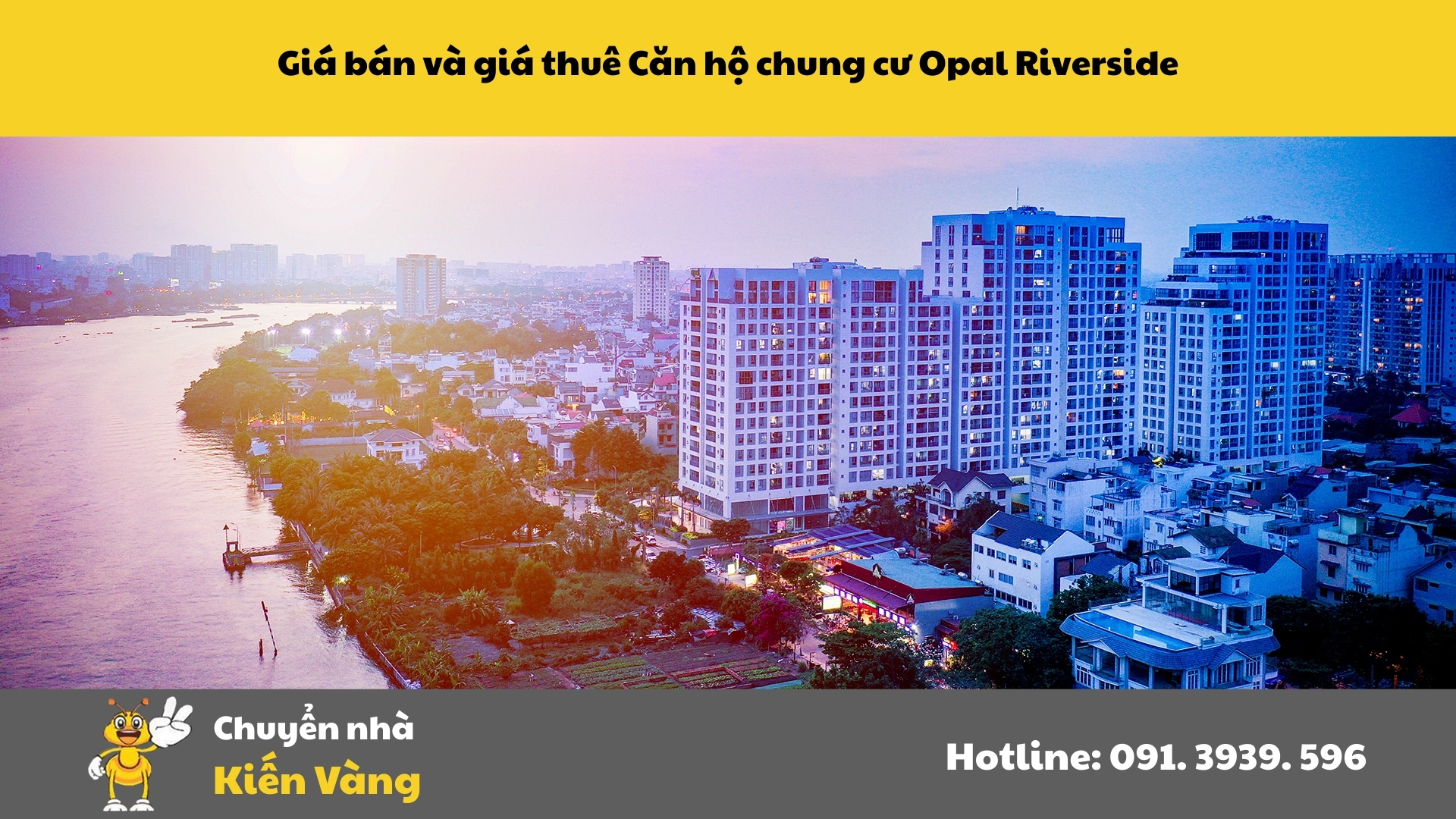 Giá bán và giá thuê tại Căn hộ chung cư Opal Riverside