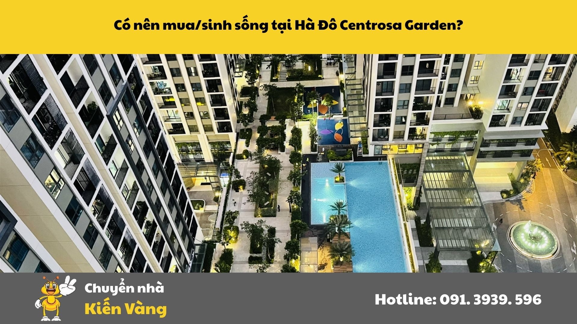 Có nên mua/sinh sống tại Hà Đô Centrosa Garden không?