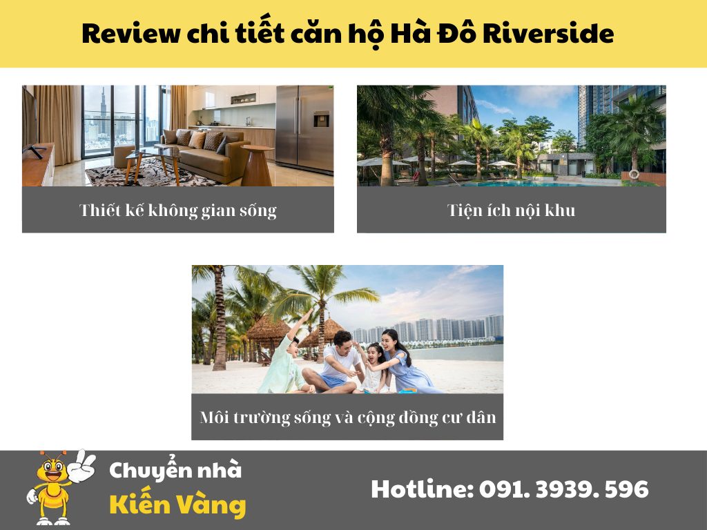 Review chi tiết căn hộ Hà Đô Riverside