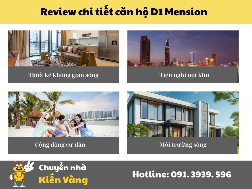 Review chi tiết căn hộ D1 Mension
