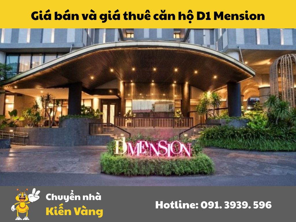 Giá bán và giá thuê căn hộ D1 Mension