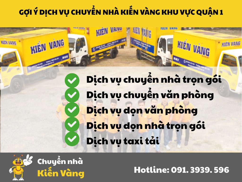 Gợi ý dịch vụ chuyển nhà Kiến Vàng