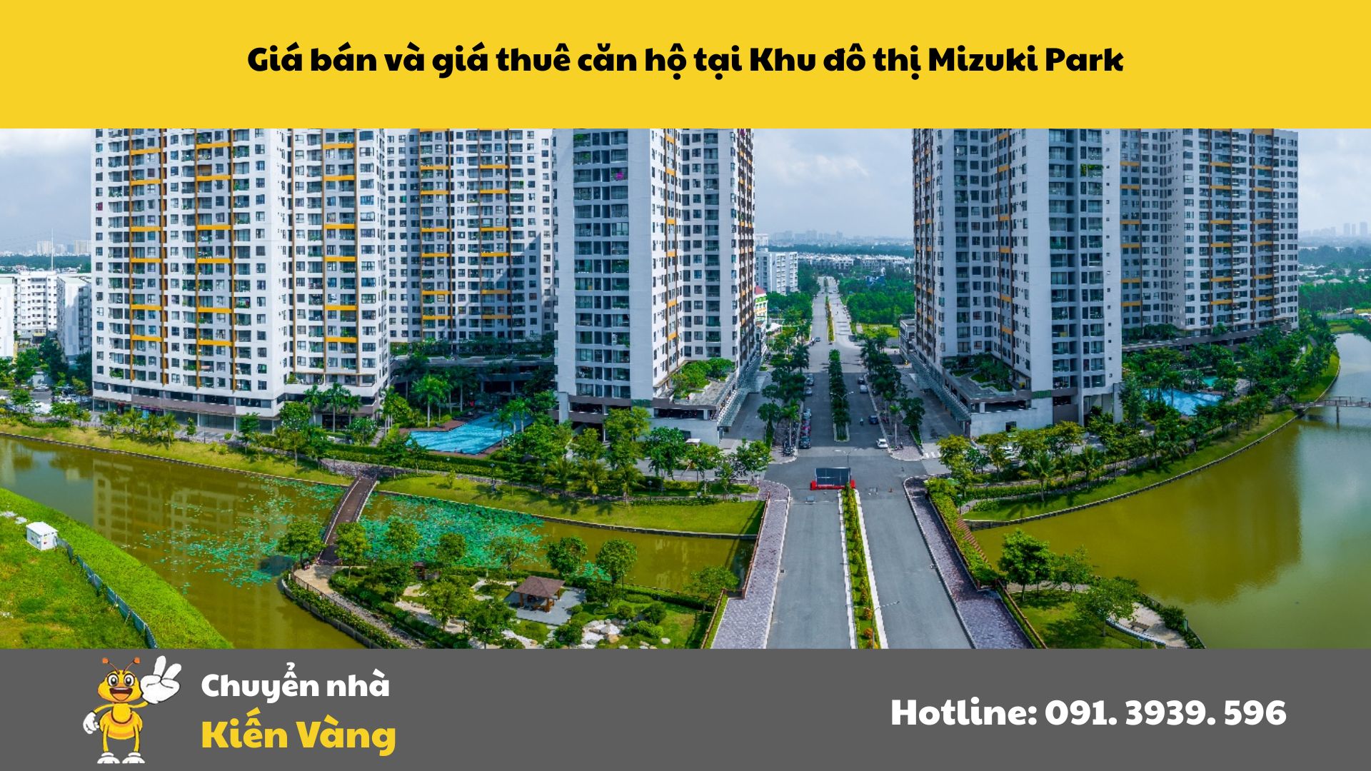 Giá bán và giá thuê căn hộ tại Khu đô thị Mizuki Park