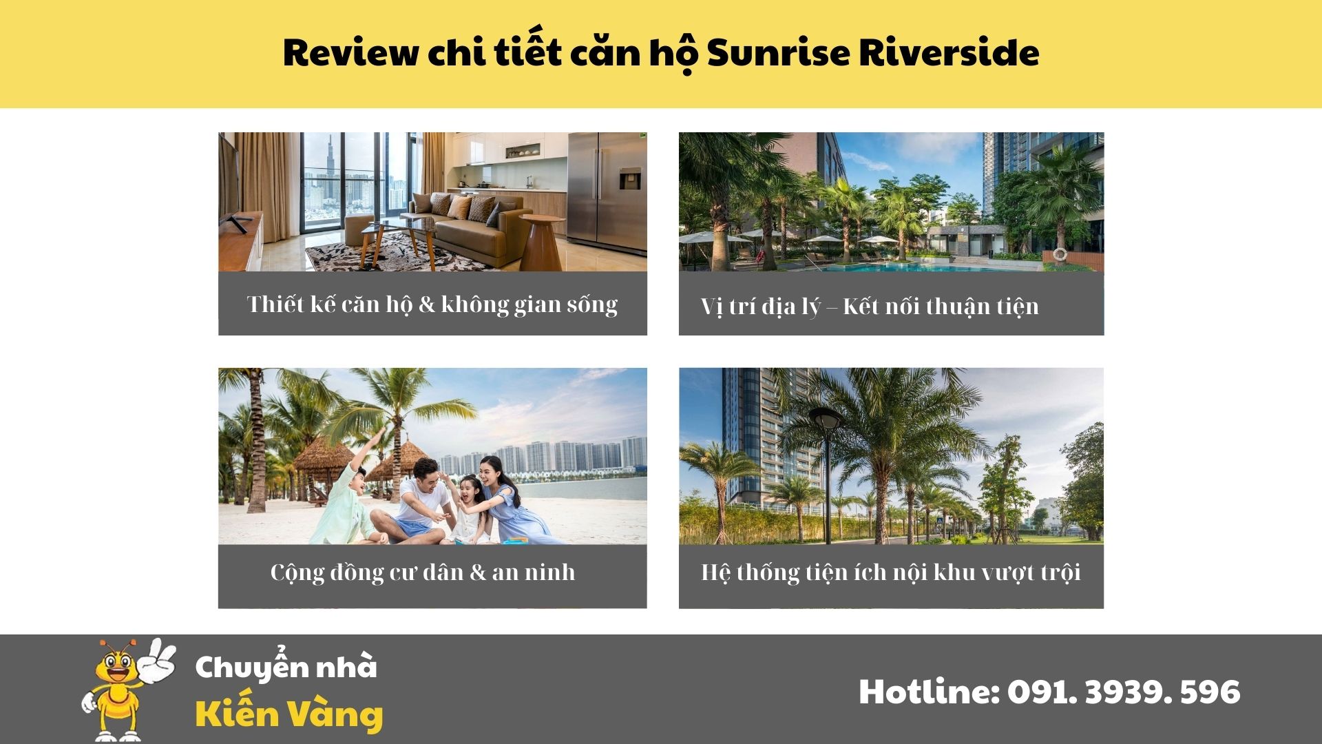 Review chi tiết Khu căn hộ chung cư Sunrise Riverside