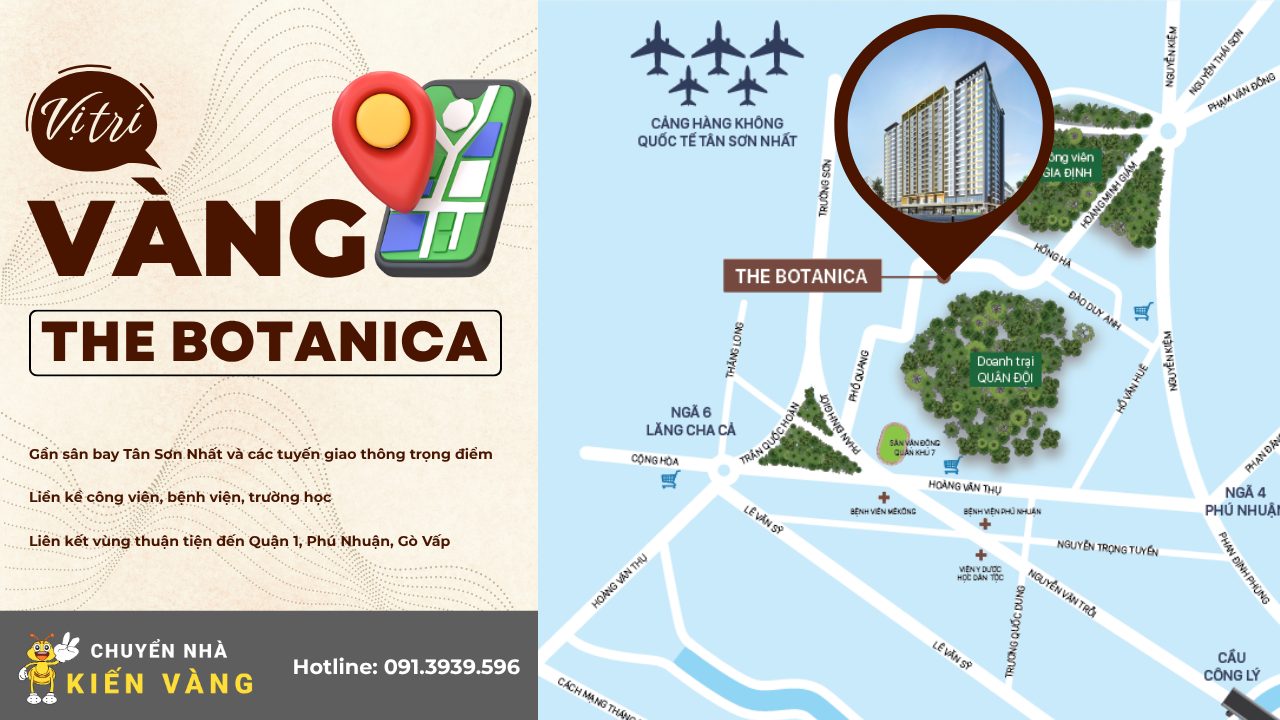 Vị trí “vàng” của The Botanica