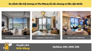 So sánh Căn hộ chung cư Grand Marina Saigon và các chung cư lân cận