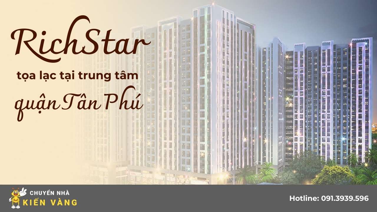 RichStar tọa lạc tại trung tâm quận Tân Phú