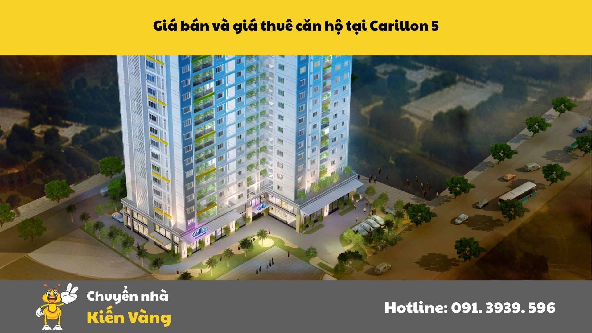 Giá bán và giá thuê căn hộ tại Carillon 5 Tân Phú