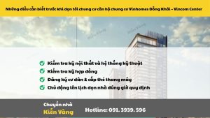 Căn hộ chung cư Vinhomes Đồng Khởi Quận 1 5 Những điều cần biết trước khi dọn tới chung cư căn hộ chung cư Vinhomes Đồng Khởi – Vincom Center