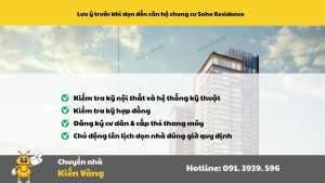Căn hộ chung cư Soho Residence Quận 1 5 Lưu ý trước khi dọn đến căn hộ chung cư Soho Residence