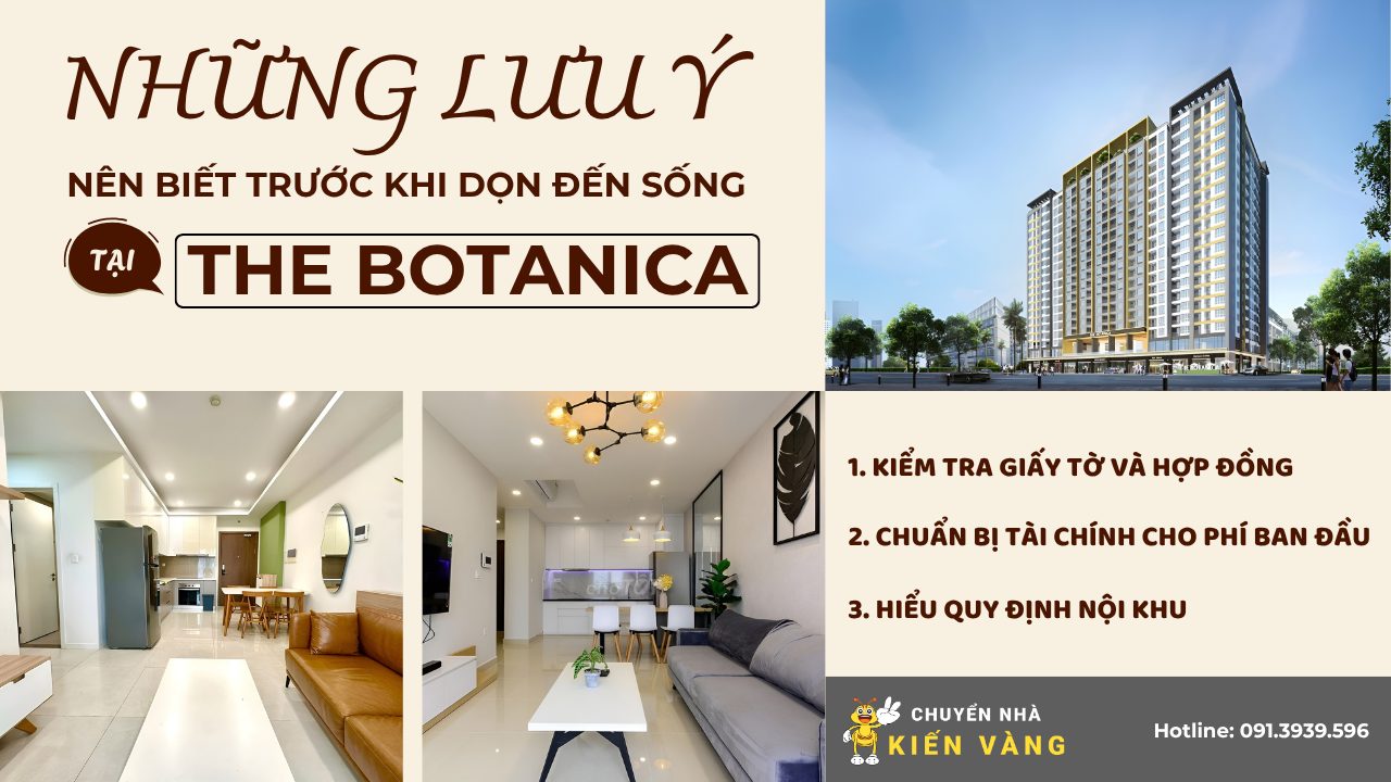 Những lưu ý cần biết trước khi dọn đến sống tại The Botanica