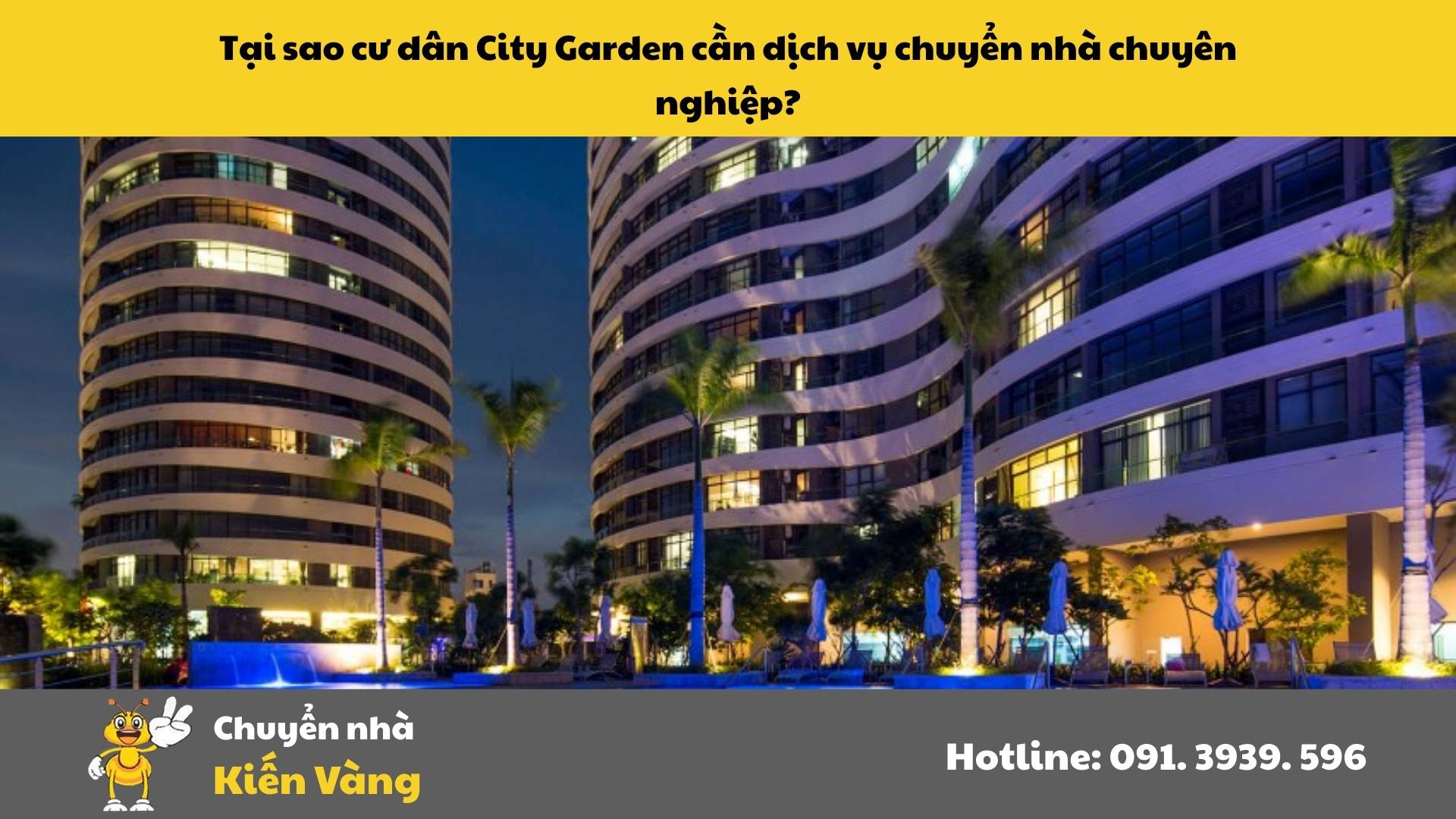 Tại sao cư dân City Garden cần dịch vụ chuyển nhà chuyên nghiệp?