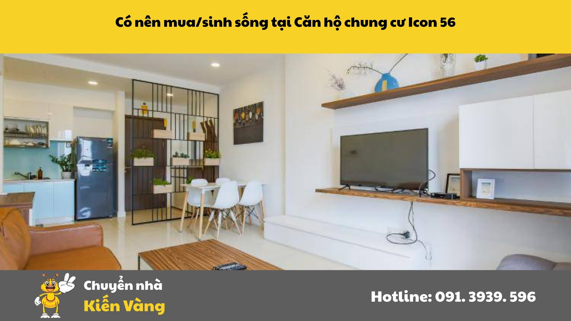 Có nên mua/sinh sống tại Căn hộ chung cư Icon 56?