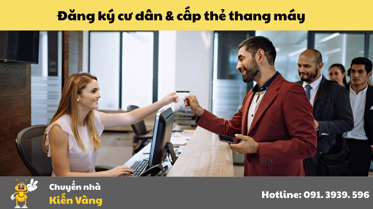 Đăng ký cư dân & cấp thẻ thang máy