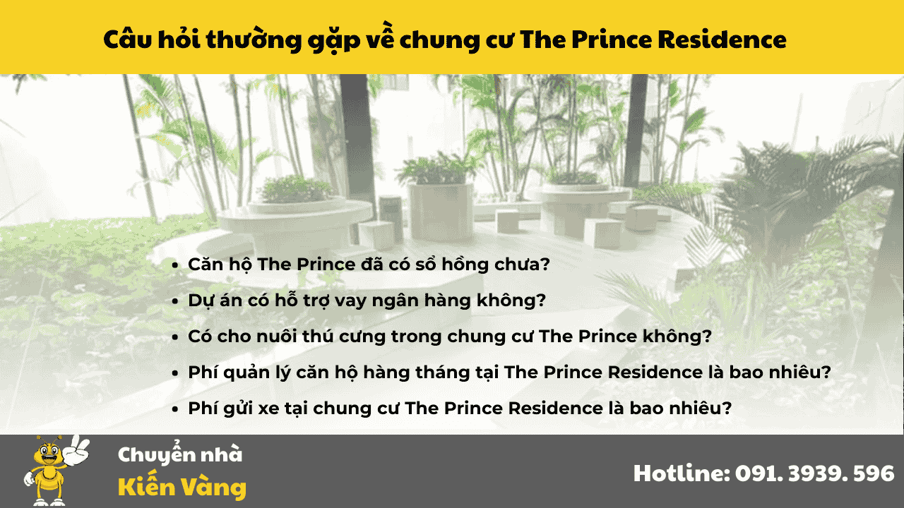 Câu hỏi thường gặp về chung cư The Prince Residence
