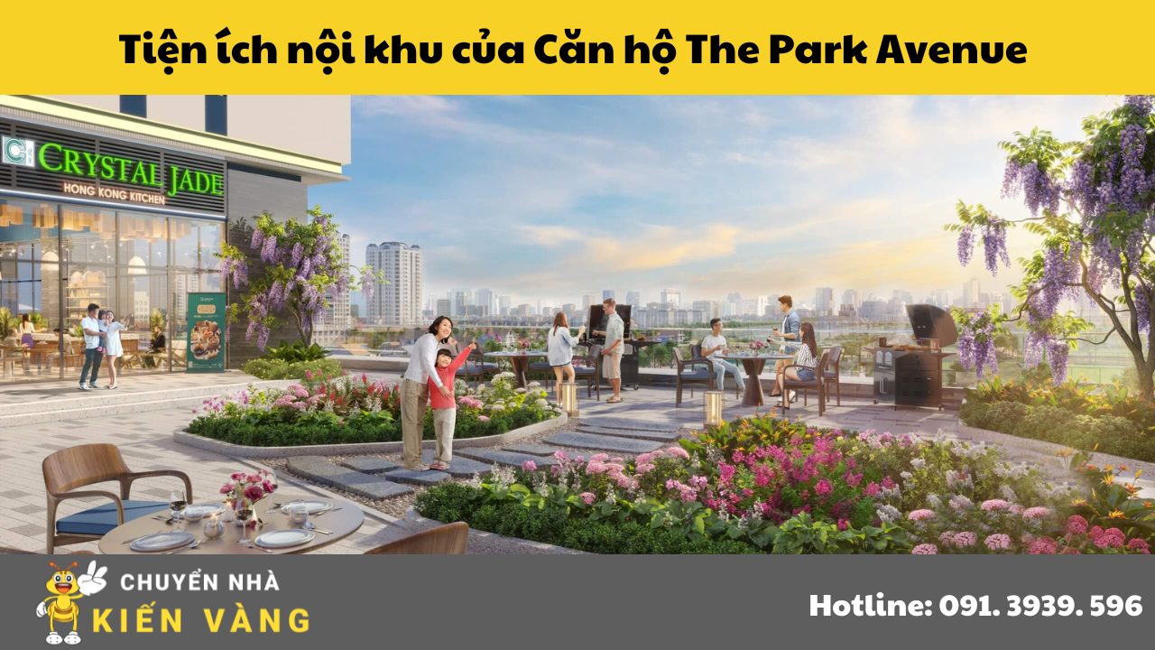 Tiện ích nội khu của Căn hộ The Park Avenue
