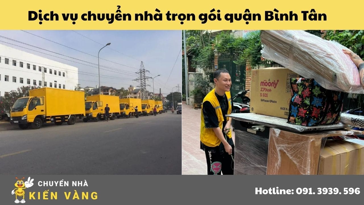 Dịch vụ chuyển nhà trọn gói quận Bình Tân