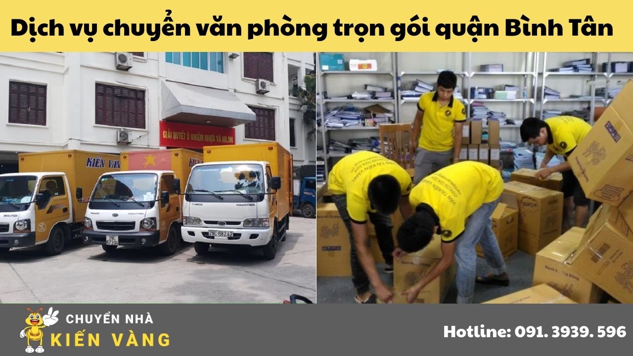 Dịch vụ chuyển văn phòng trọn gói quận Bình Tân