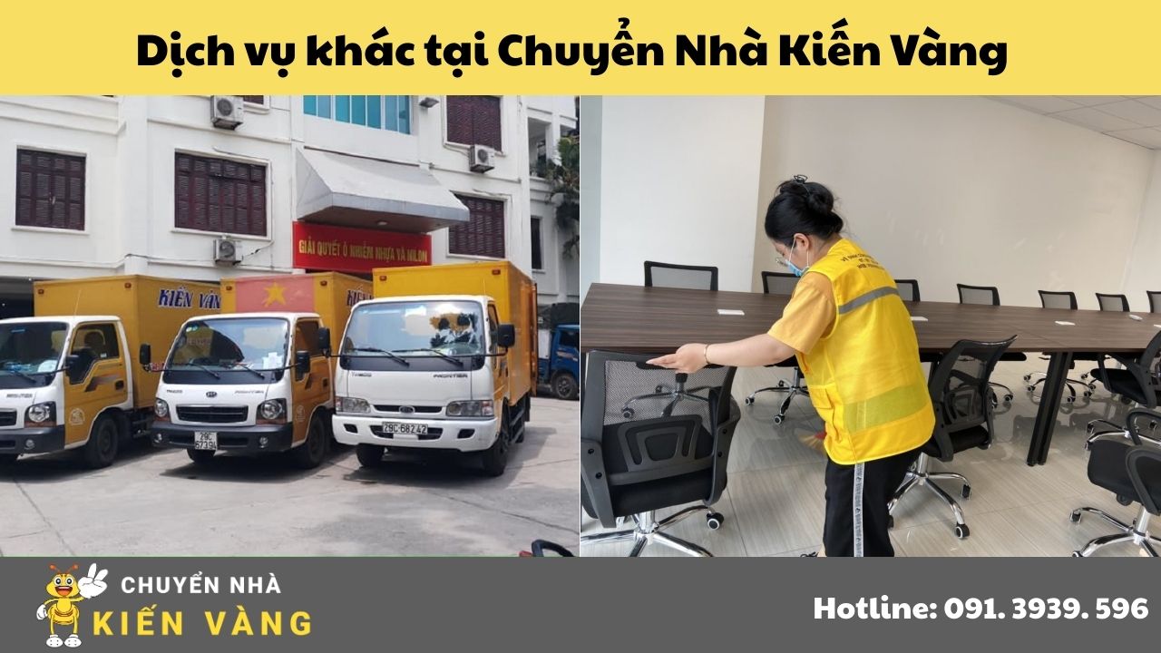 Dịch vụ khác tại Chuyển Nhà Kiến Vàng