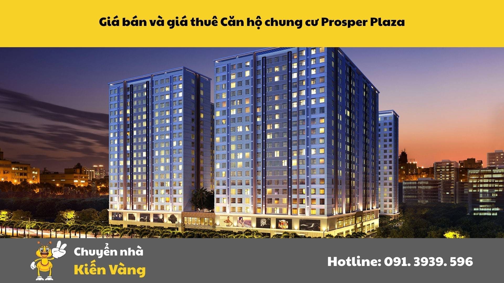 Giá bán và giá thuê tại căn hộ Prosper Plaza