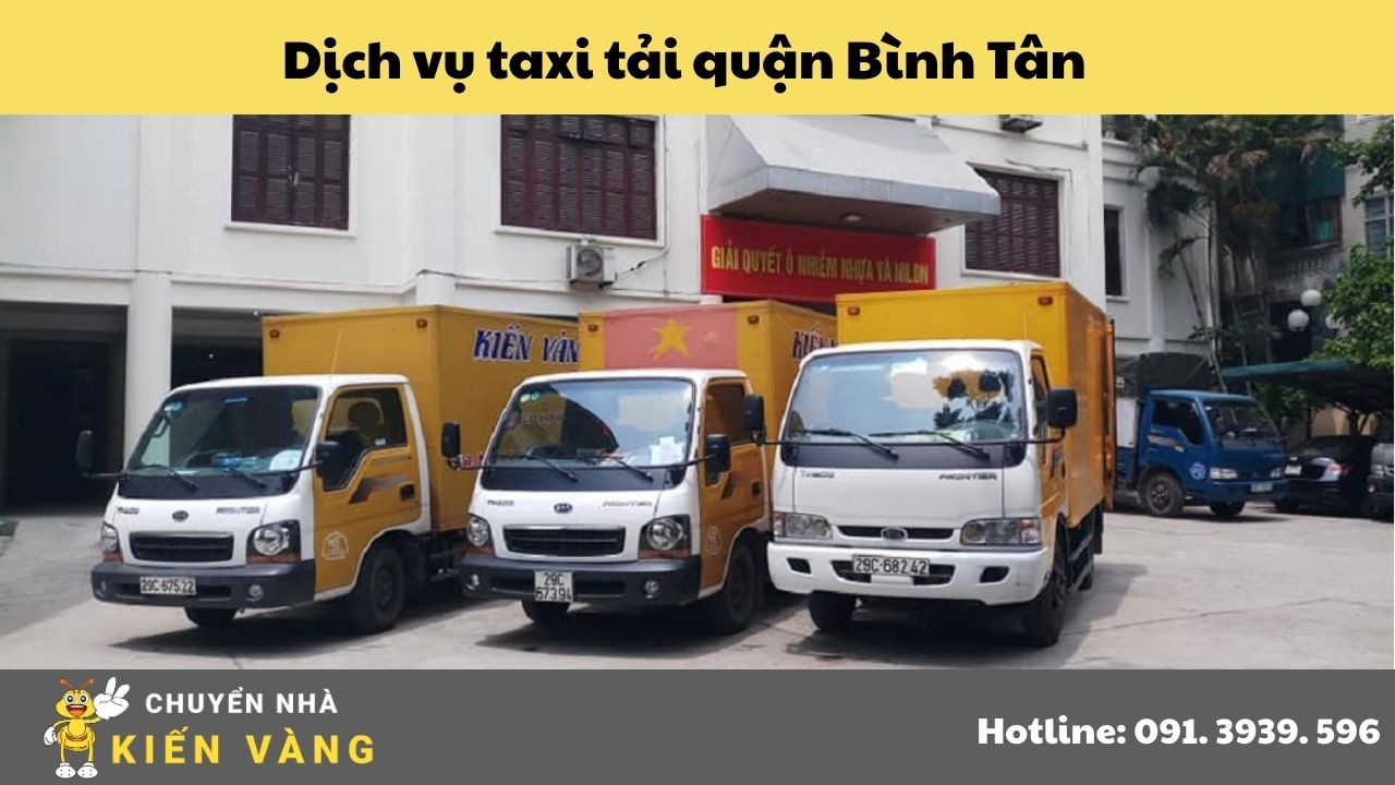Dịch vụ taxi tải quận Bình Tân