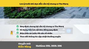 Lưu ý trước khi dọn đến căn hộ chung cư The Marq