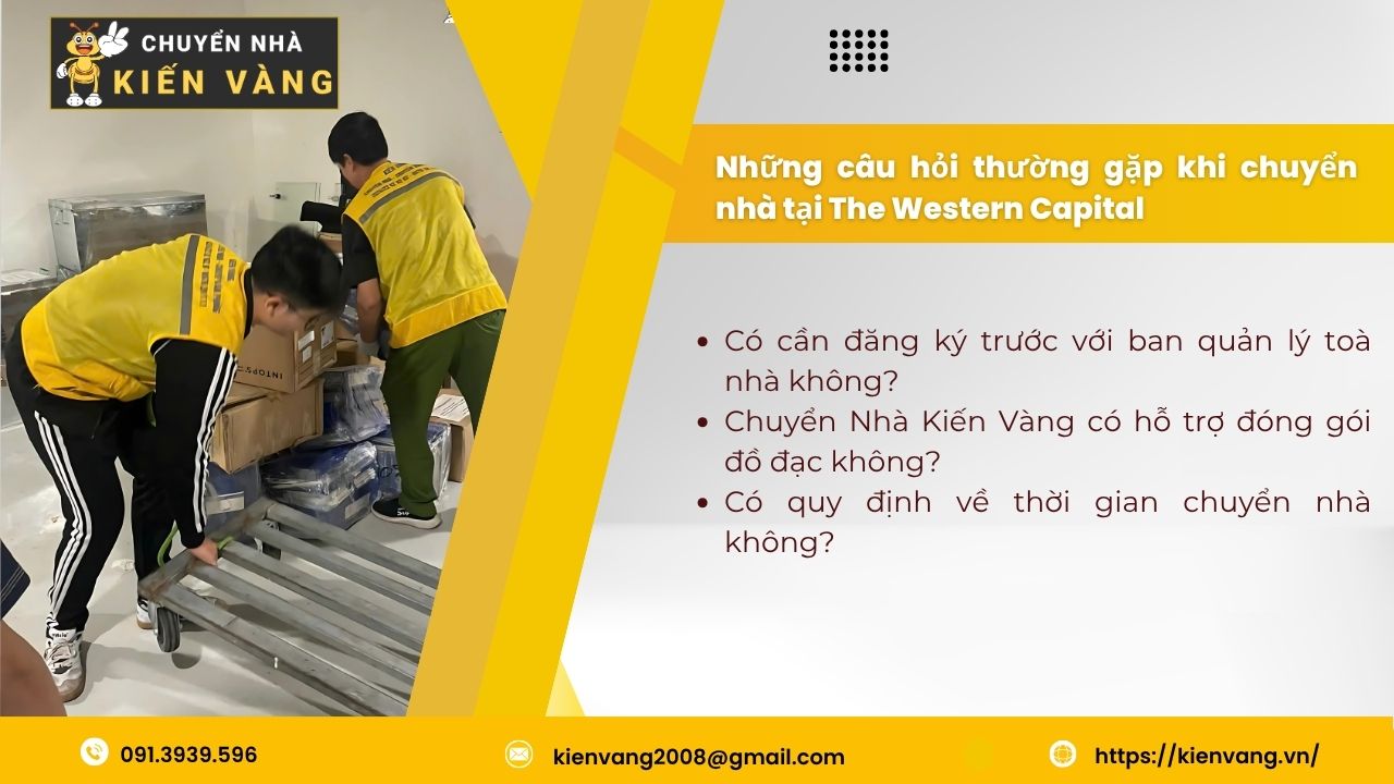 Chuyển nhà trọn gói tại The Western Capital quận 6 5 Những câu hỏi thường gặp khi chuyển nhà tại The Western Capital