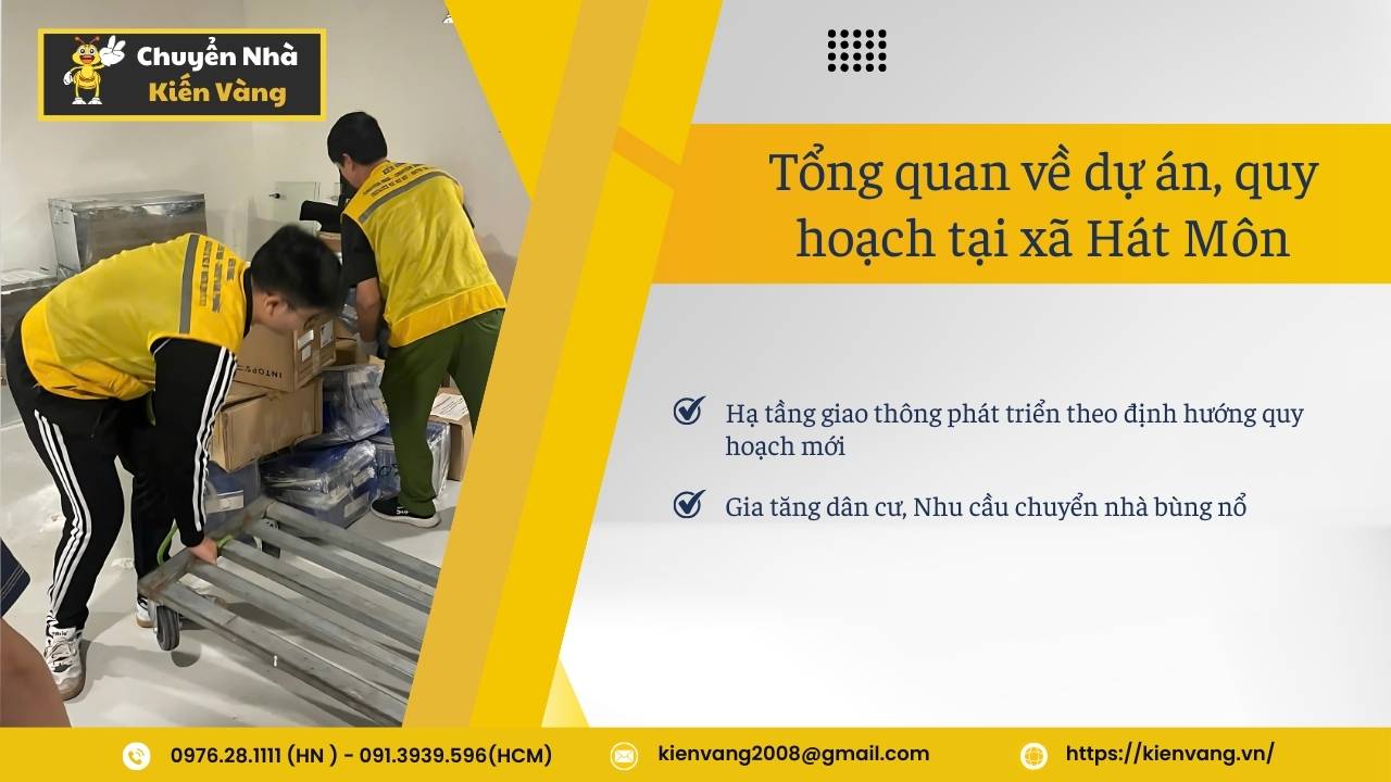 Dịch Vụ Chuyển Nhà Trọn Gói Xã Hát Môn Chuyên Nghiệp 2 Tổng quan về dự án, quy hoạch tại xã Hát Môn