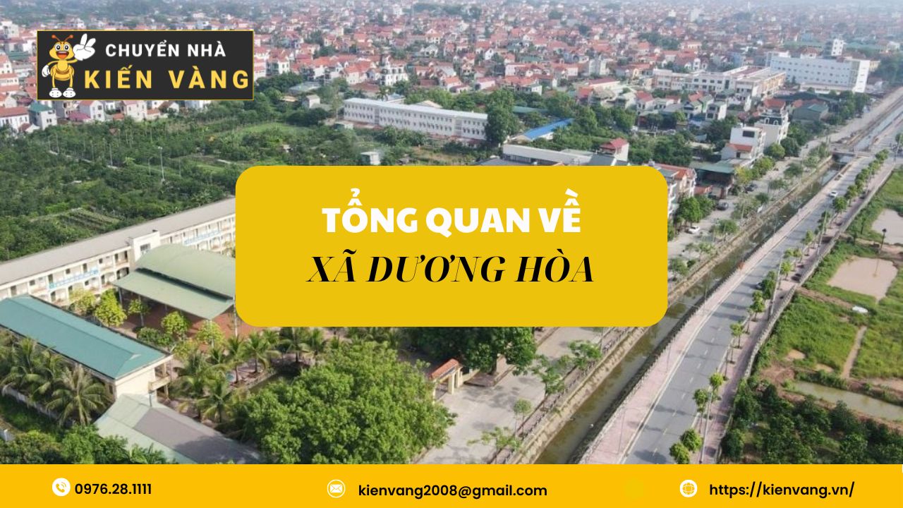 Dịch vụ chuyển nhà trọn gói xã Dương Hòa chuyên nghiệp, tiết kiệm 1 Tổng quan về xã Dương Hòa