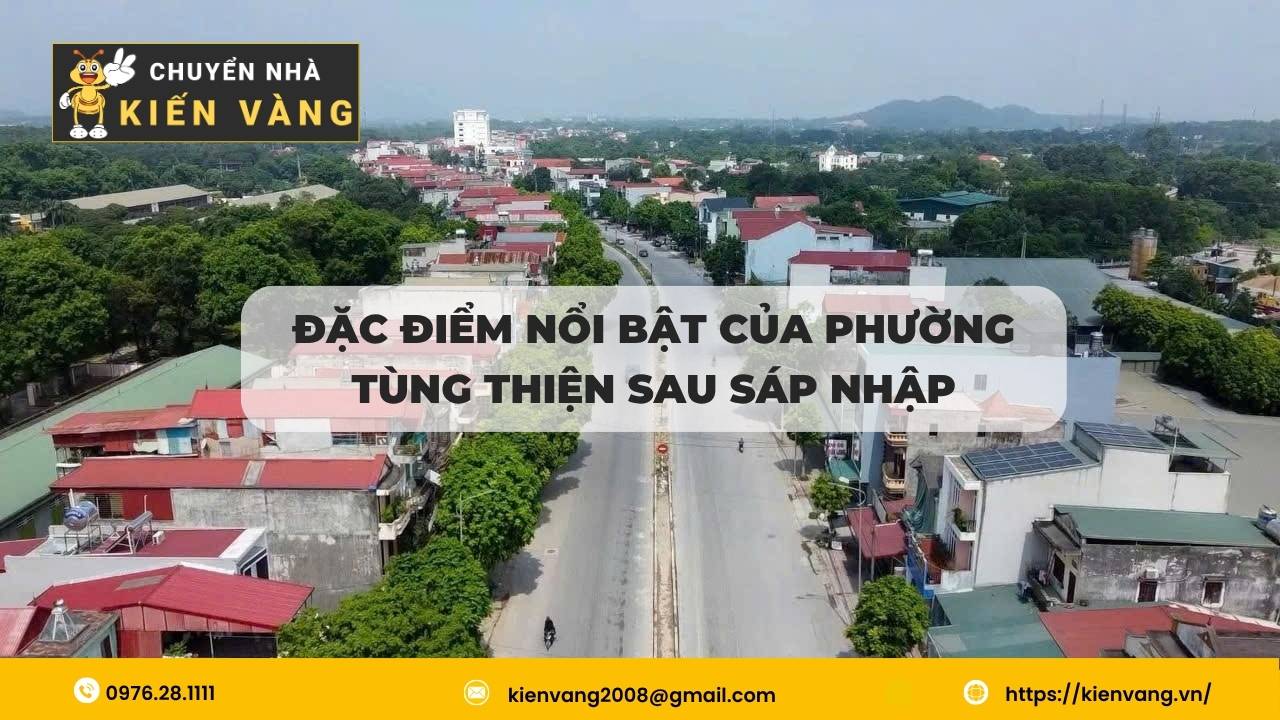 Dịch vụ chuyển nhà phường Tùng Thiện nhanh chóng an toàn 1 Đặc điểm nổi bật cuẩ phường Tùng Thiện sau sáp nhập