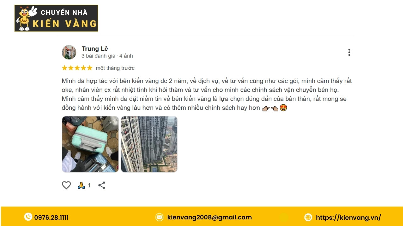 Dịch Vụ Chuyển Nhà Tại Phường Dương Nội Uy Tín Và Tiết Kiệm 2025 4 Đánh giá của anh Lê Trung
