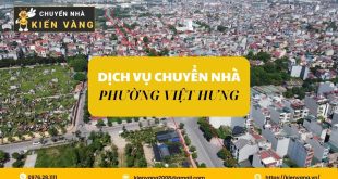 Dịch vụ chuyển nhà trọn gói phường Viêt Hưng
